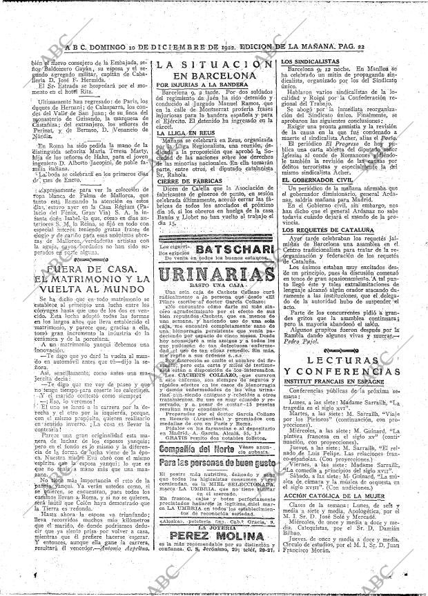 ABC MADRID 10-12-1922 página 22