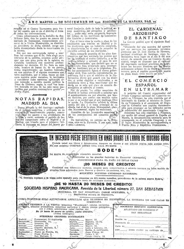 ABC MADRID 12-12-1922 página 10