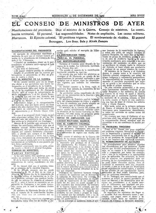 ABC MADRID 13-12-1922 página 7