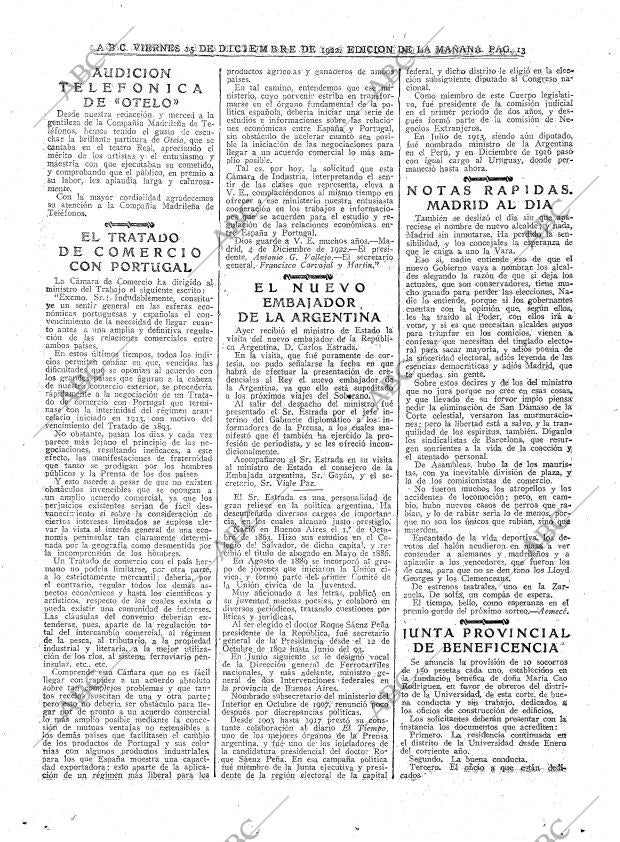 ABC MADRID 15-12-1922 página 13