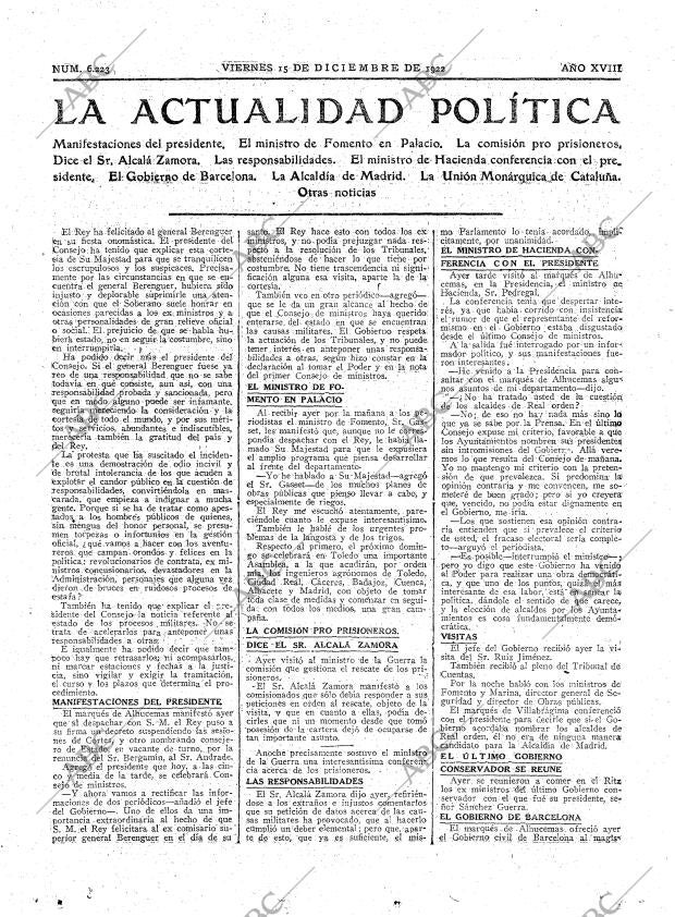 ABC MADRID 15-12-1922 página 7