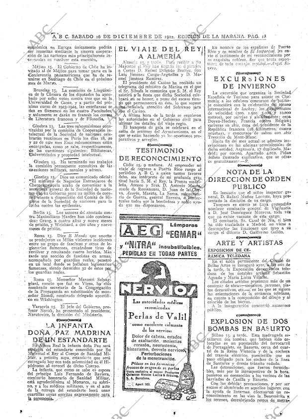 ABC MADRID 16-12-1922 página 18