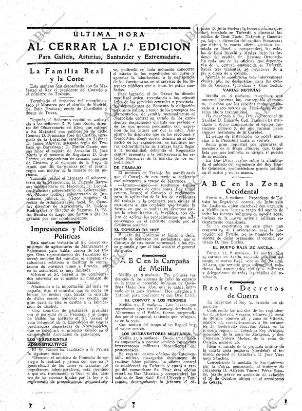 ABC MADRID 21-12-1922 página 21