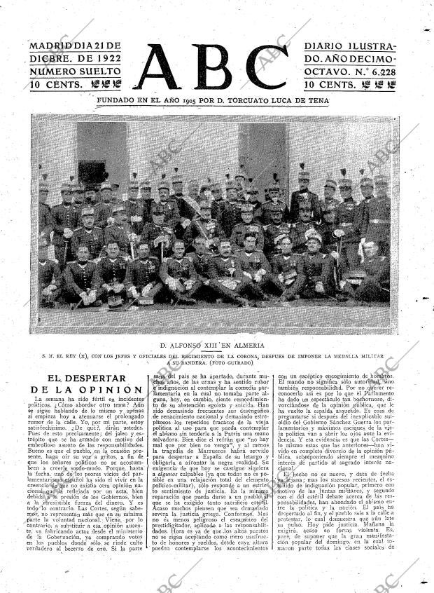 ABC MADRID 21-12-1922 página 3