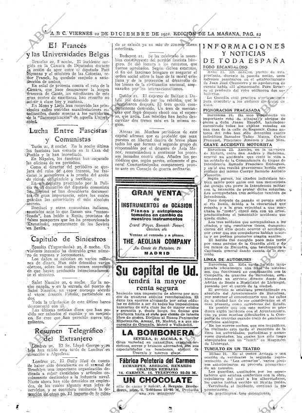 ABC MADRID 22-12-1922 página 22