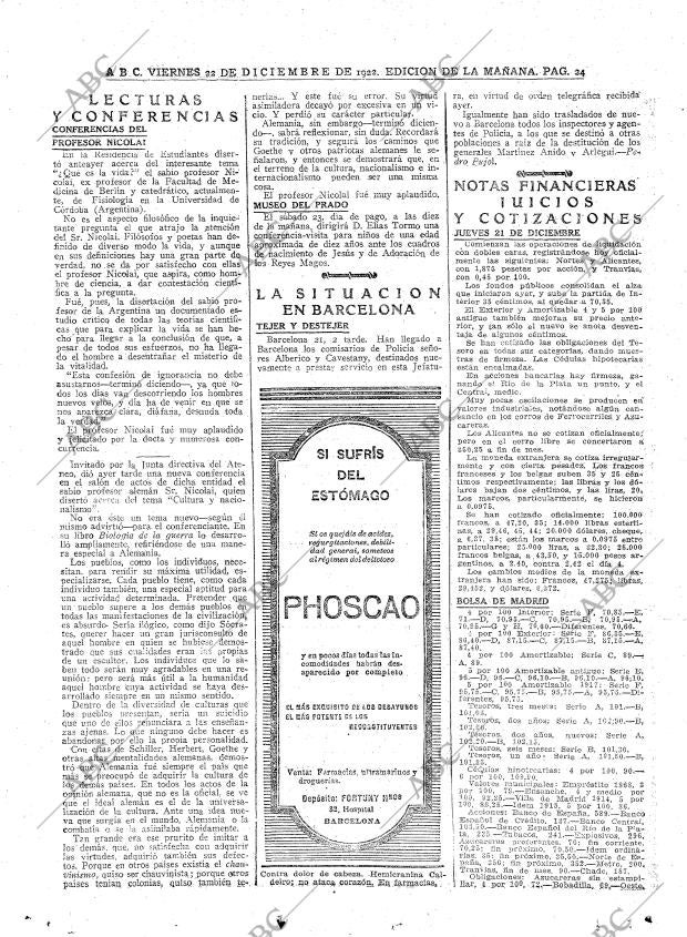 ABC MADRID 22-12-1922 página 24