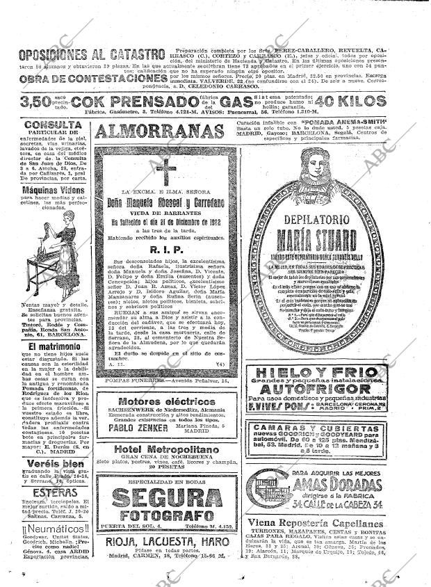 ABC MADRID 22-12-1922 página 34