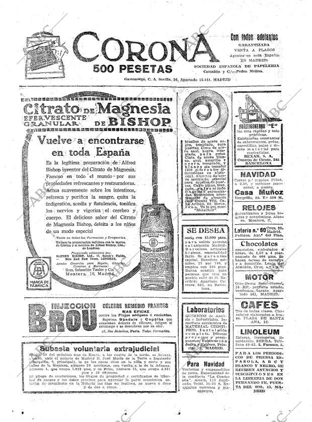 ABC MADRID 22-12-1922 página 36