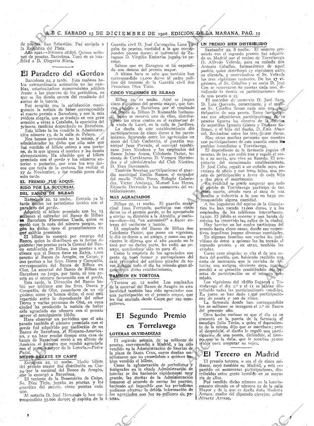 ABC MADRID 23-12-1922 página 11