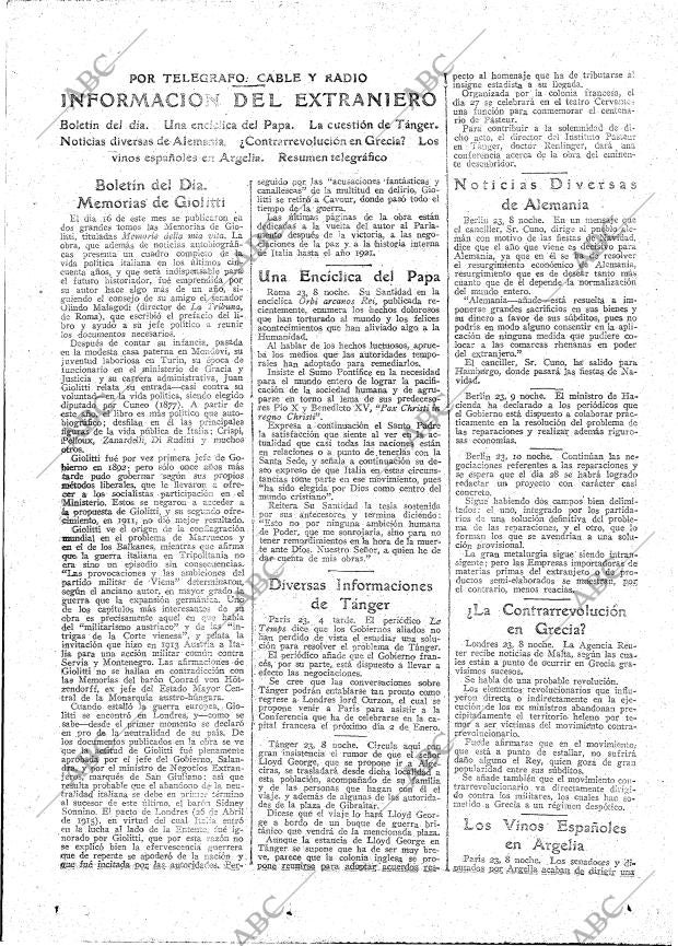 ABC MADRID 24-12-1922 página 27
