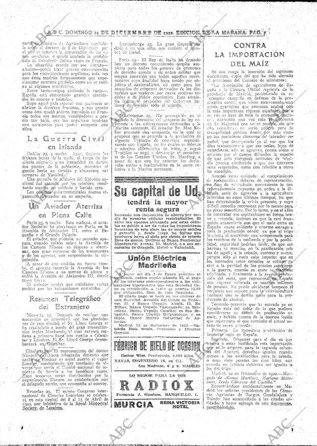ABC MADRID 24-12-1922 página 28