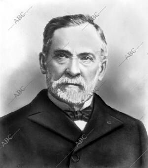 Retrato del sabio bacteriólogo Luis Pasteur, el centenario de cuyo nacimiento se...