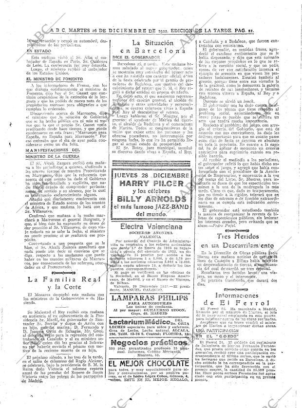 ABC MADRID 26-12-1922 página 21