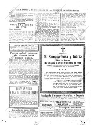 ABC MADRID 30-12-1922 página 20