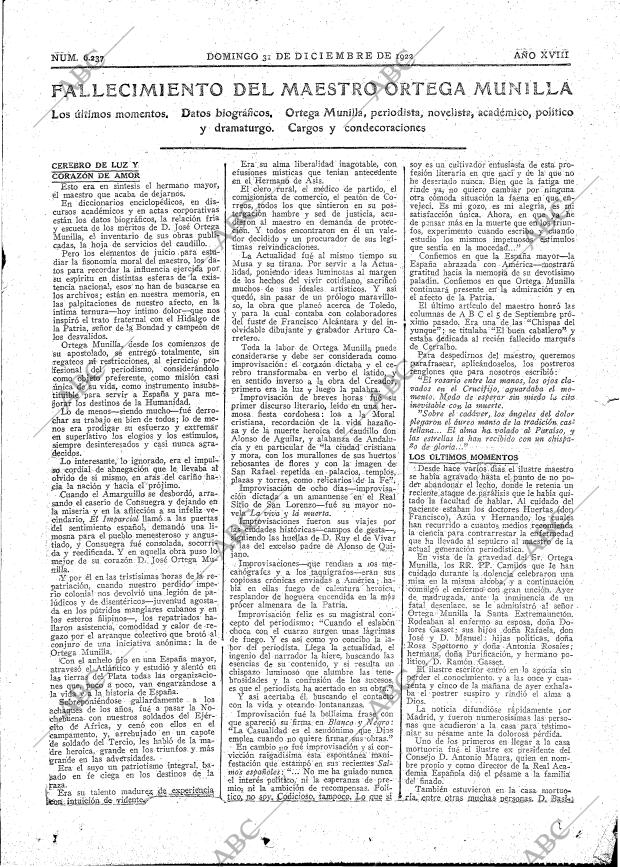 ABC MADRID 31-12-1922 página 15
