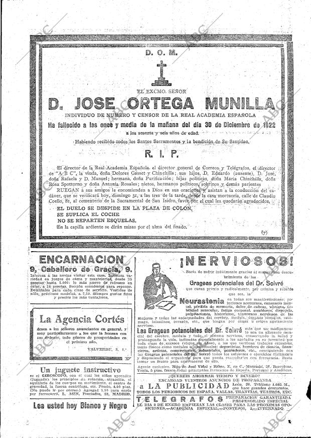 ABC MADRID 31-12-1922 página 37