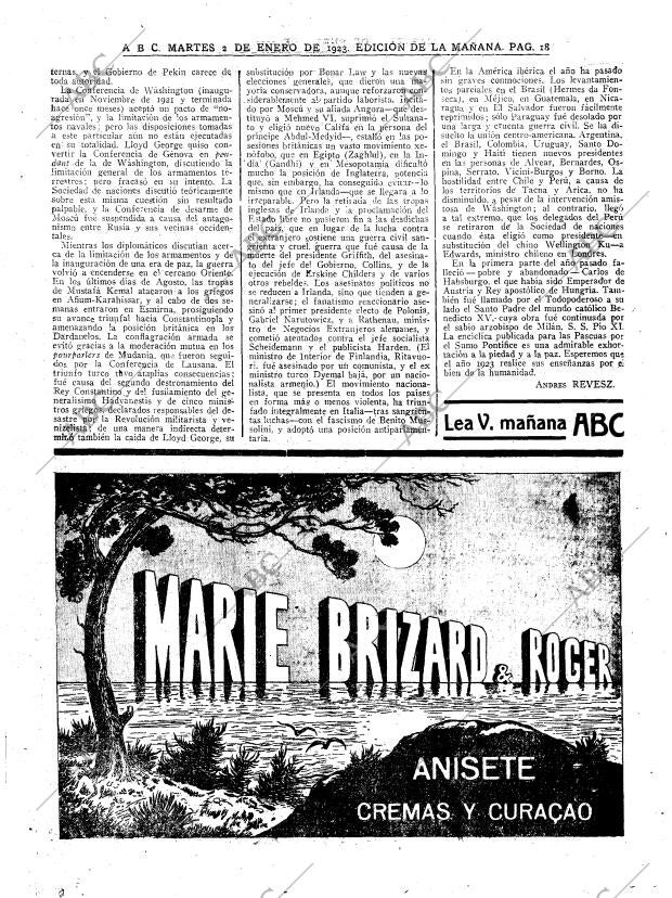 ABC MADRID 02-01-1923 página 18