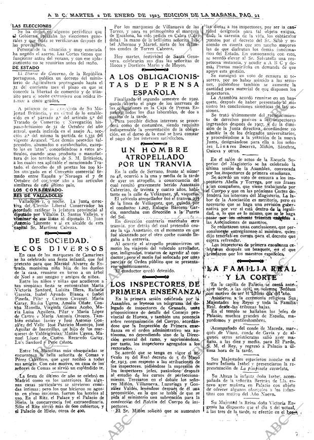 ABC MADRID 02-01-1923 página 21