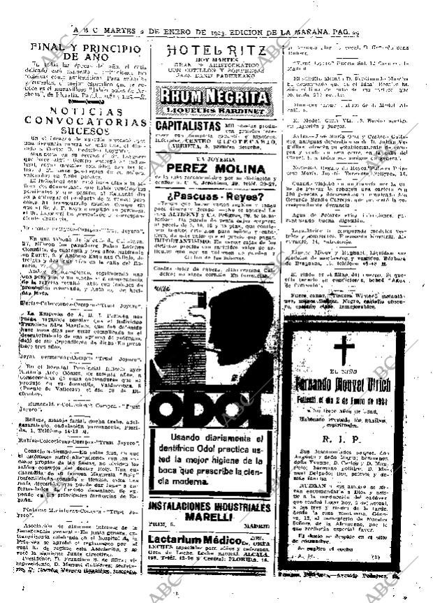 ABC MADRID 02-01-1923 página 29