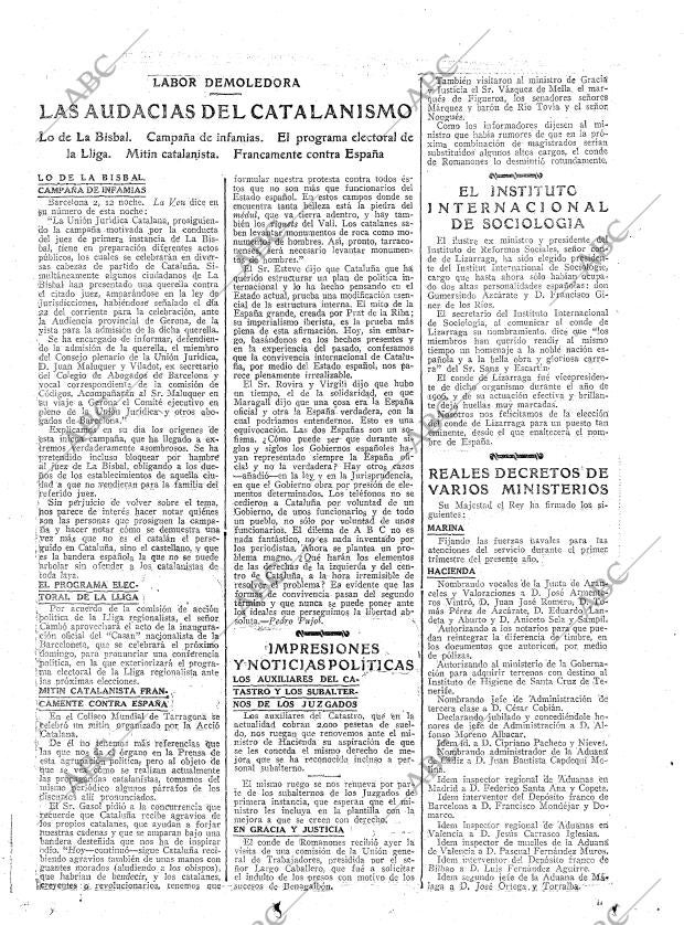 ABC MADRID 03-01-1923 página 11