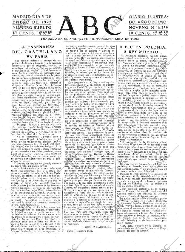 ABC MADRID 03-01-1923 página 3