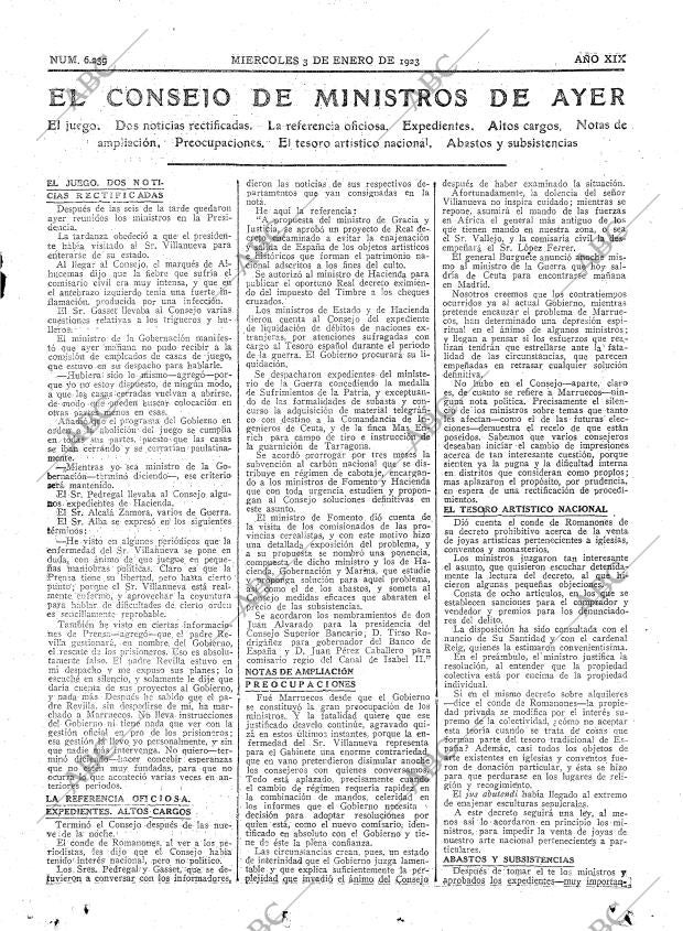 ABC MADRID 03-01-1923 página 7