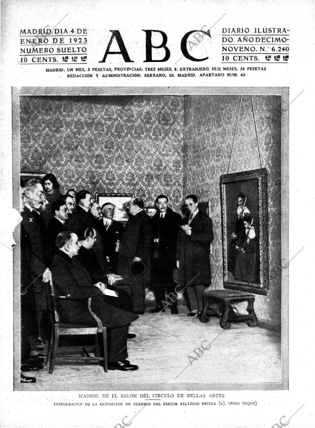 ABC MADRID 04-01-1923 página 1