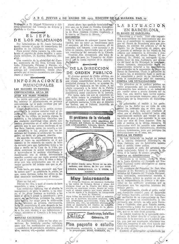 ABC MADRID 04-01-1923 página 17