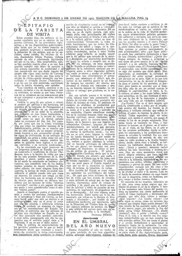 ABC MADRID 07-01-1923 página 15