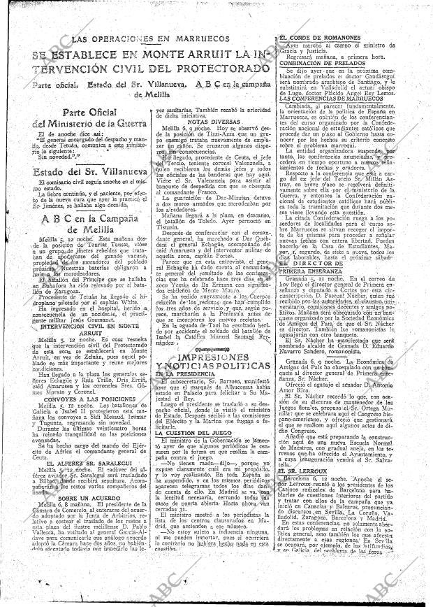 ABC MADRID 07-01-1923 página 25