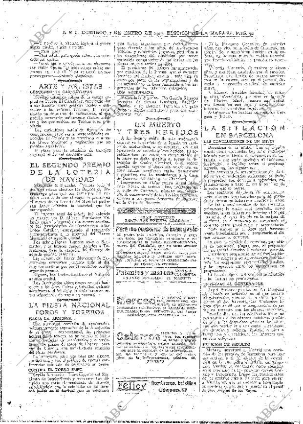 ABC MADRID 07-01-1923 página 32
