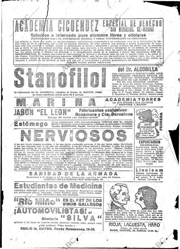 ABC MADRID 07-01-1923 página 45