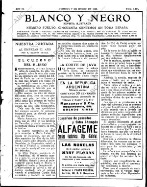 BLANCO Y NEGRO MADRID 07-01-1923 página 3