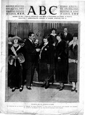 ABC MADRID 09-01-1923 página 1