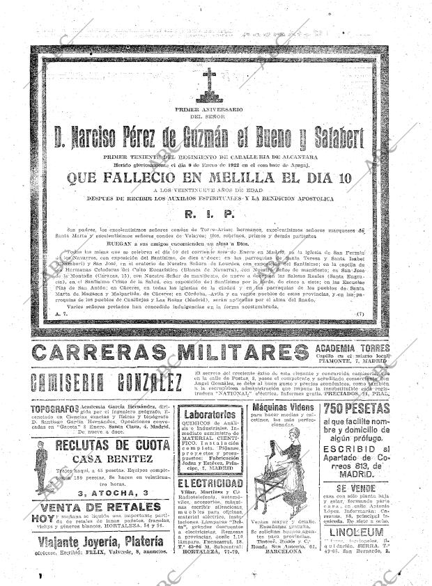 ABC MADRID 09-01-1923 página 28