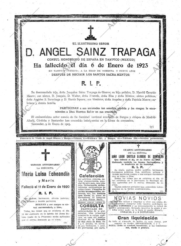 ABC MADRID 09-01-1923 página 30