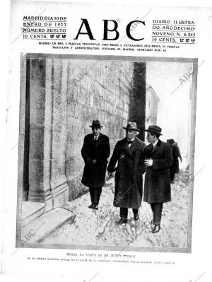 ABC MADRID 10-01-1923 página 1