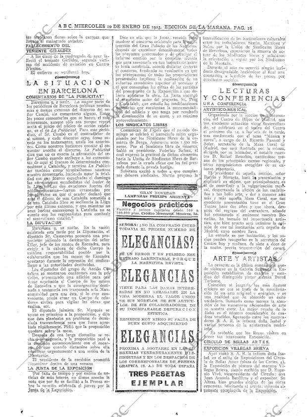 ABC MADRID 10-01-1923 página 16