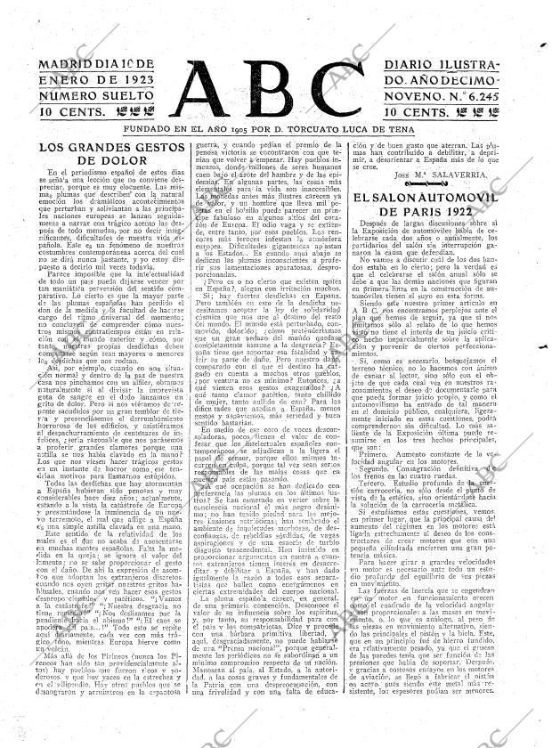 ABC MADRID 10-01-1923 página 3