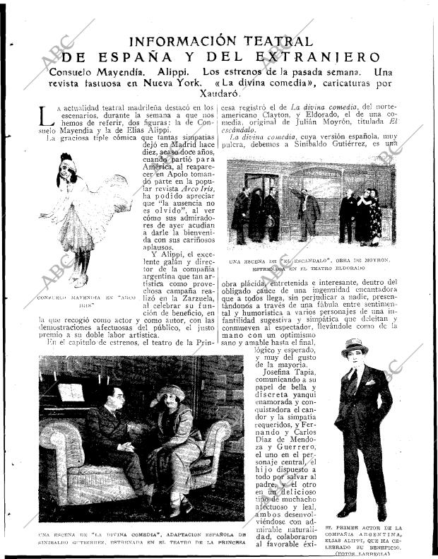 BLANCO Y NEGRO MADRID 14-01-1923 página 34