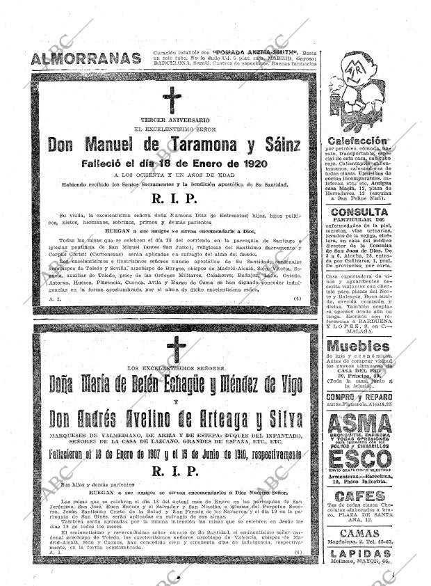 ABC MADRID 17-01-1923 página 27