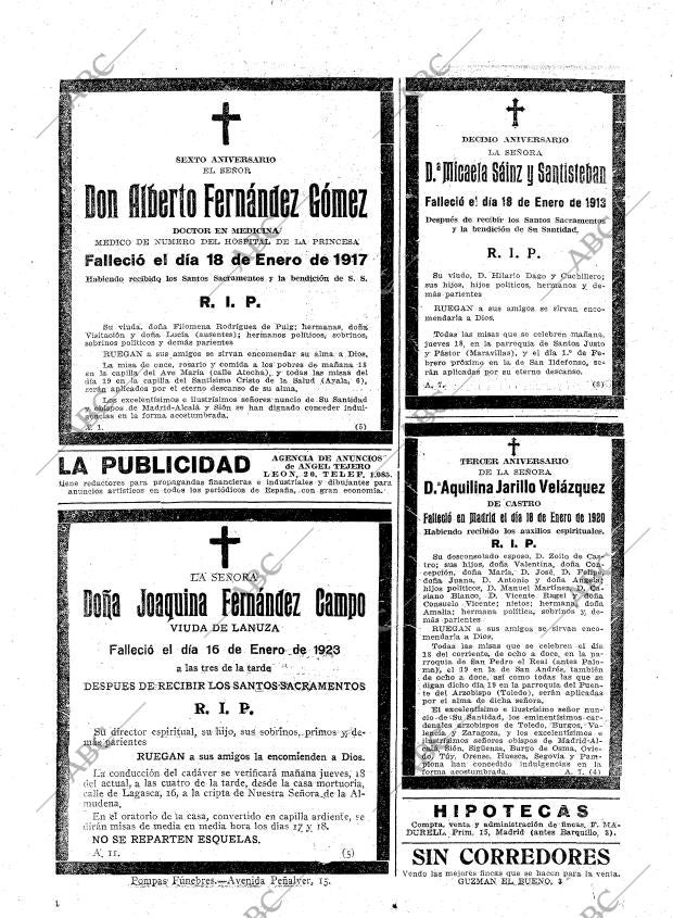 ABC MADRID 17-01-1923 página 28