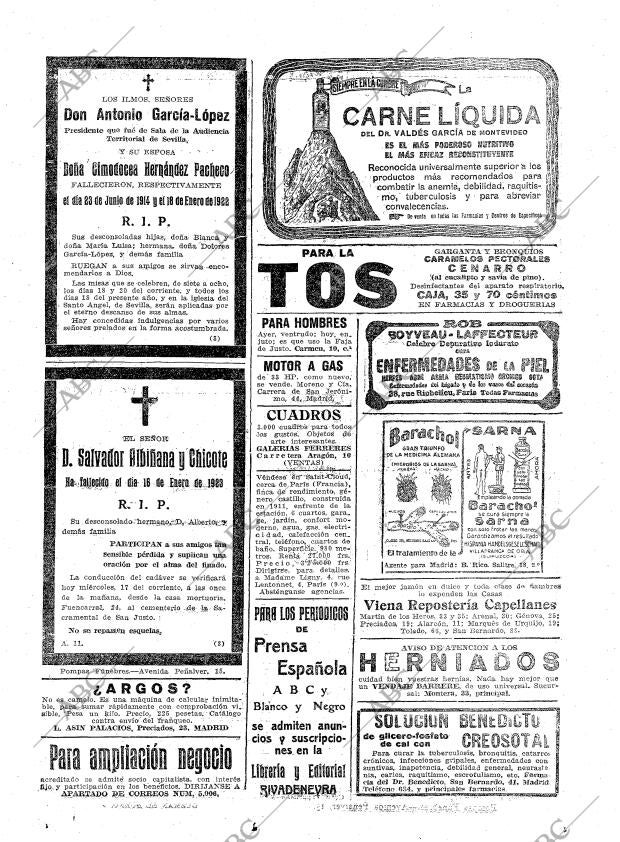 ABC MADRID 17-01-1923 página 29