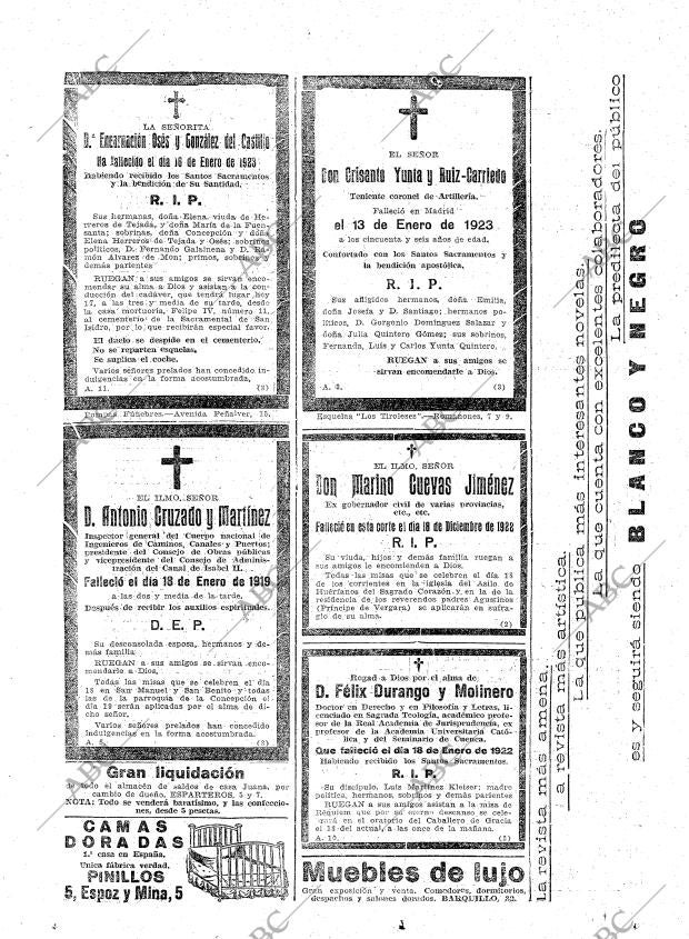 ABC MADRID 17-01-1923 página 30