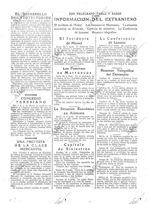 ABC MADRID 19-01-1923 página 13