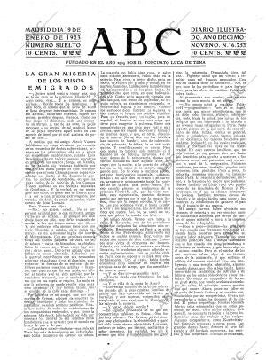 ABC MADRID 19-01-1923 página 3