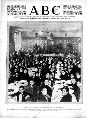 ABC MADRID 24-01-1923 página 1