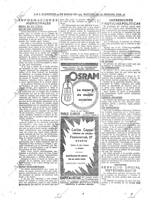 ABC MADRID 24-01-1923 página 10