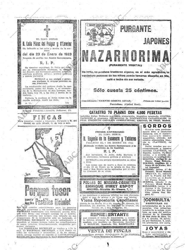 ABC MADRID 24-01-1923 página 24