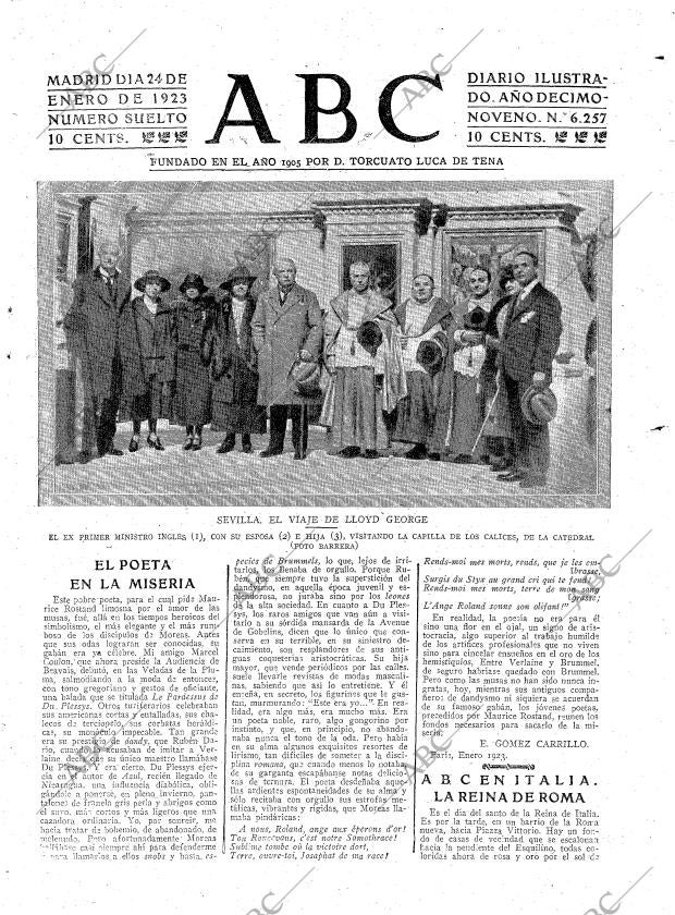 ABC MADRID 24-01-1923 página 3